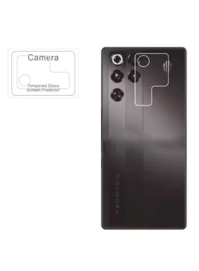 QIRG مجموعة 2 في 1 لجهاز ZTE Nubia RedMagic 11 Pro/RedMagic 11 Pro + واقي شاشة زجاجي مقسى للخصوصية وعدسة فيلم، [يدعم فتح بصمة الإصبع] فيلم خاص مضاد للتجسس 9H، مضاد للخدش، متوافق مع الجراب - Image 3